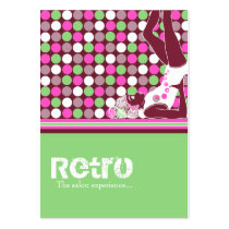 Retro Salon Makeup BusinessVintage Card business cards