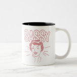 Retro Sassy Attitude mugs