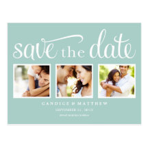 RETRO | SAVE THE DATE ANNOUNCEMENT POSTCARD