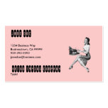 Retro Secretary Business Card Template