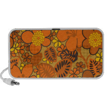 Retro Seventies Orange OrigAudio Portable Speaker