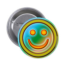 RETRO SMILEY FACE PIN