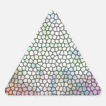 Retro stained glass stickers