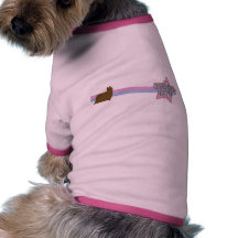 Retro Star Yorkshire Terrier Dog T-Shirt