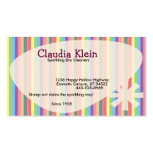 Retro Stripes Business card