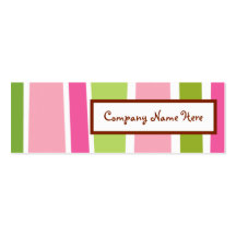 retro stripes business card templates
