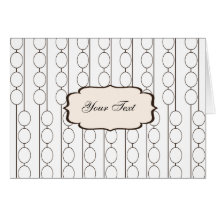 Retro Style Label Card