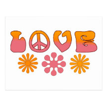 Retro Style Love Tees and Gifts for Kids and Adult Postcard