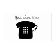 Retro Telephone Business Cards
