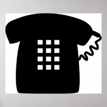Retro Telephone Print