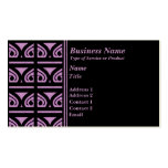 Retro Tiles Business Card, Lavender
