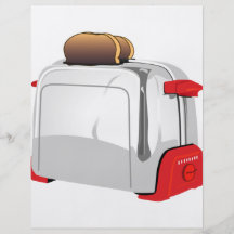 Retro Toaster Flyer Design