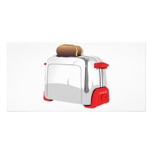 Retro Toaster Photo Greeting Card