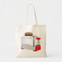 Retro Toaster Tote Bags