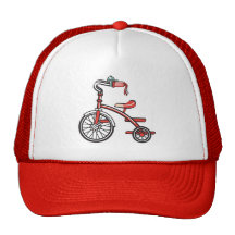 retro tricycle hat