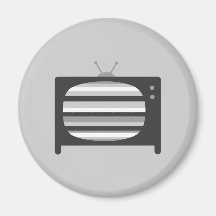 Retro TV Magnets