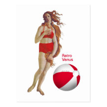 Retro Venus Postcard