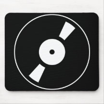 retro vinly record mouse pads