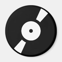 retro vinly record refrigerator magnets