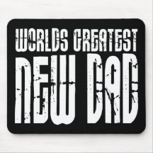 Retro Vintage New Dads : World's Greatest New Dad Mousepad