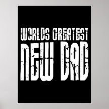 Retro Vintage New Dads : World's Greatest New Dad Poster