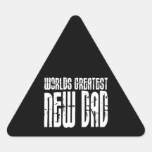 Retro Vintage New Dads : World's Greatest New Dad Stickers