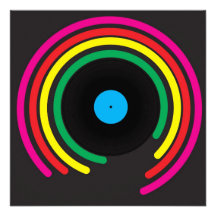 Retro Vinyl Announcements