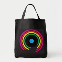 Retro Vinyl Canvas Bag