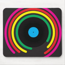 Retro Vinyl Mouse Pads