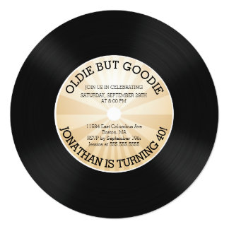 Record Invitations &amp; Announcements | Zazzle.com.au