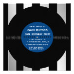 Retro Vinyl Record l Modern Birthday Party Invites