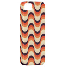 Retro wavy pattern graphic art iPhone 5 covers