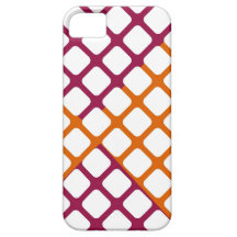 Retro White Argyle Squares