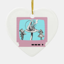 Retro Wonderland TV Christmas Ornaments