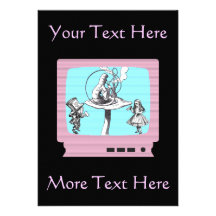 Retro Wonderland TV Invitation