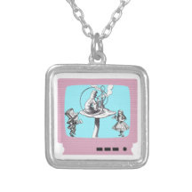 Retro Wonderland TV Personalized Necklace