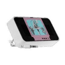 Retro Wonderland TV Portable Speaker