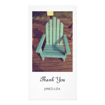 Retro Wood Chair Photo Card