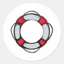 rettungsring life saver aufkleber