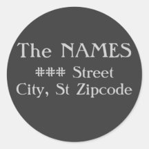 return address label - family sticker