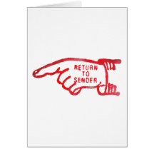 Return To Sender Card