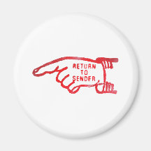 Return To Sender Fridge Magnet