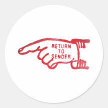 Return To Sender Sticker