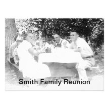 Reunion Dinner Picture Invitation