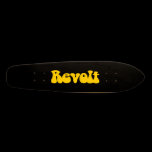 Revolt - Amber on Black skateboards