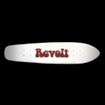 Revolt - Brown on White skateboards