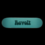 Revolt - Dark Green on Ocean Green skateboards