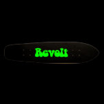 Revolt - Green on Black skateboards
