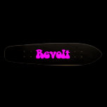 Revolt - Magenta on Black skateboards