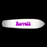 Revolt - Purple on White skateboards